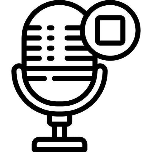 Stop wifi podcast music and multimedia icon