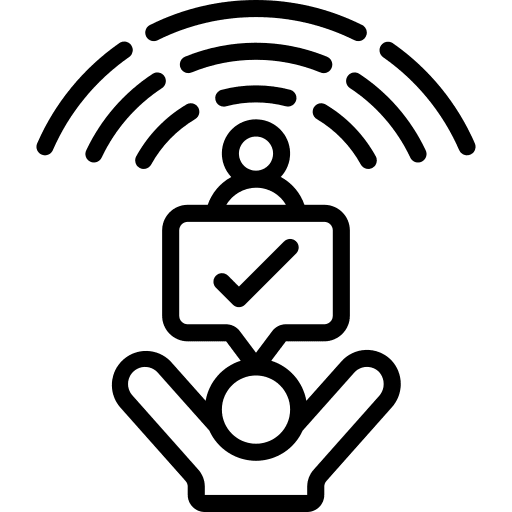 Supporter supporter radio communications icon