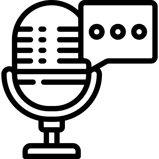 Chat music and multimedia wifi speech bubble icon