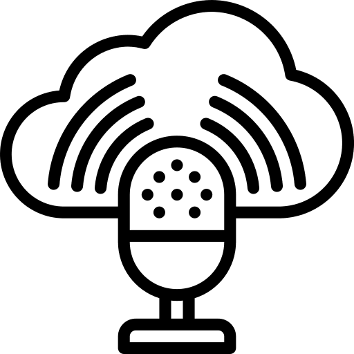 Cloud favorite online communications icon