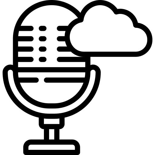 Cloud music and multimedia favorite wifi icon