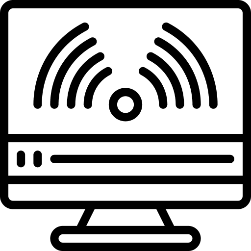 Computer computer headphones online icon