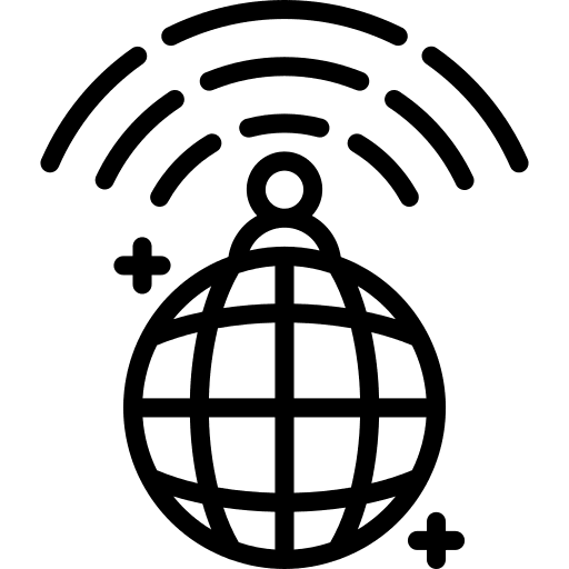 Disco podcast communications radio icon