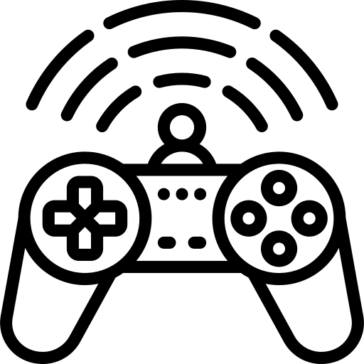 Gamer favorite gamer wifi icon