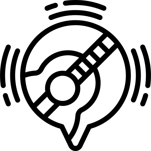 Guitar online wifi radio icon