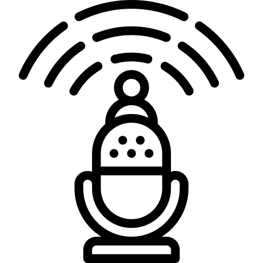 Microphone microphone wifi online icon