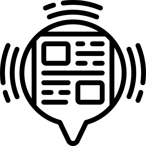 Story music and multimedia headphones speech bubble icon