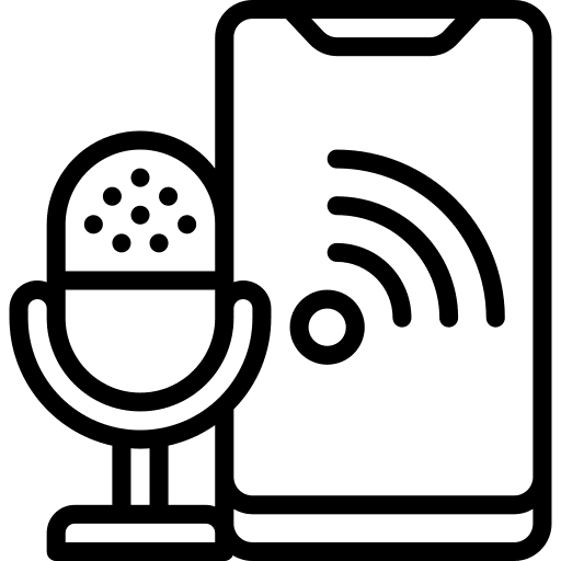 Stream headphones stream music and multimedia icon