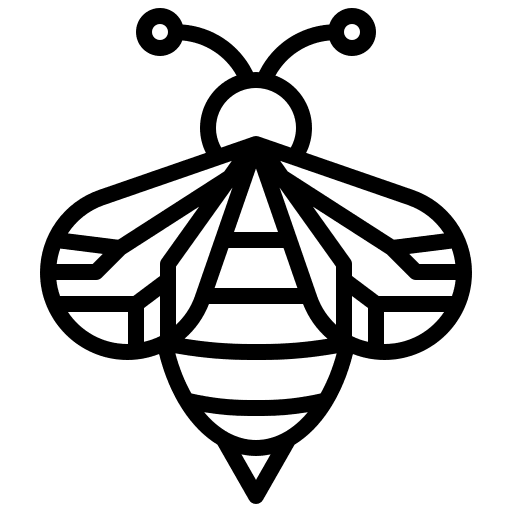 Bee nature bee insect icon