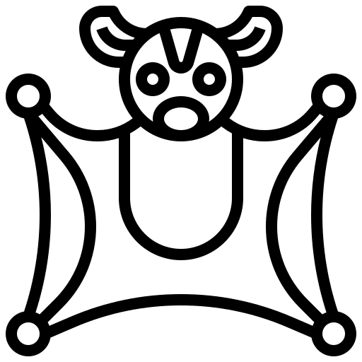 Sugar glider wild life sugar glider marsupial icon