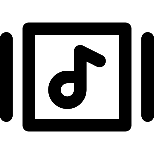 Music album note music album playlist icon