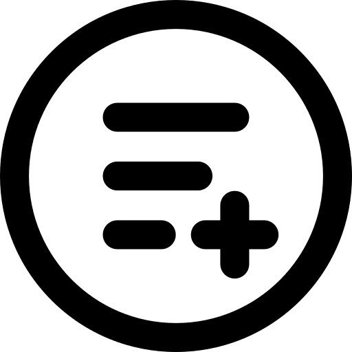 Playlist add playlist plus icon