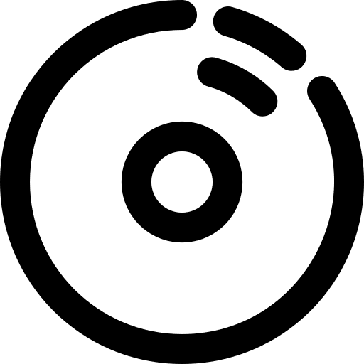 Disc compact disc multimedia disc icon