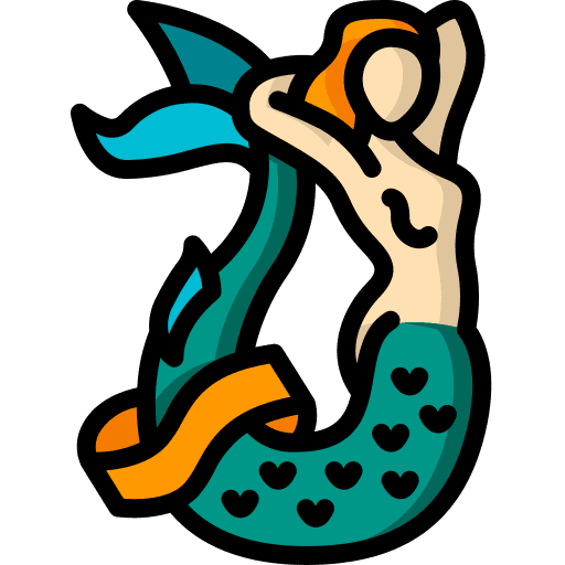 Mermaid fantasy mermaid fairy tale icon