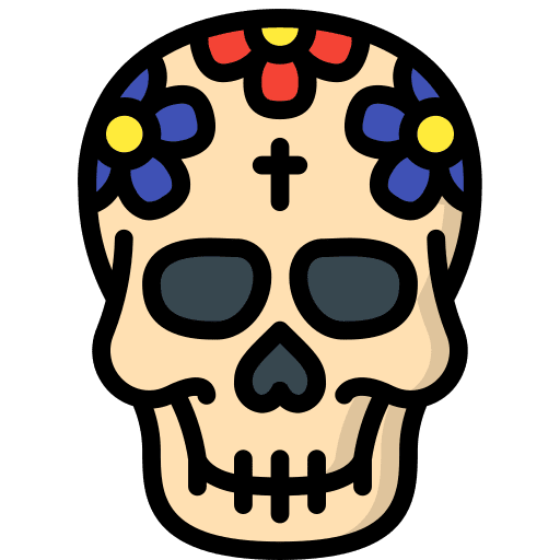 Skull skull november mexico icon