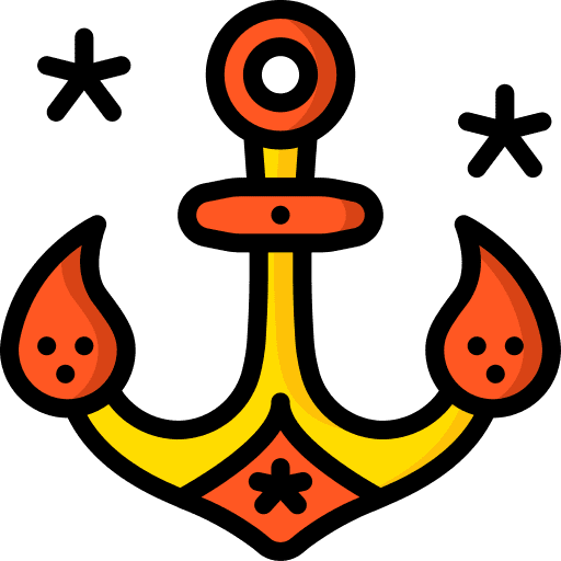 Anchor art and design anchor old school icon