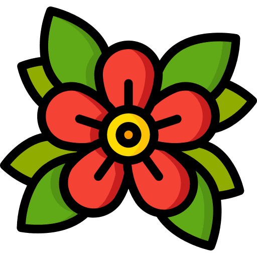 Flower botanic blossom nature icon