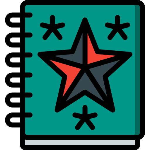 Star star art and design favorites icon