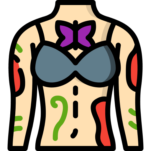 Tattoo arms chest tattoo icon