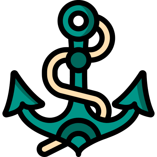 Anchor art and design tattoo hipster icon