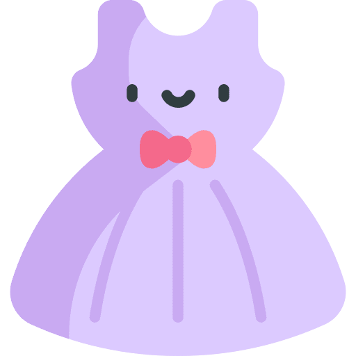 Dress femenine garment dress icon