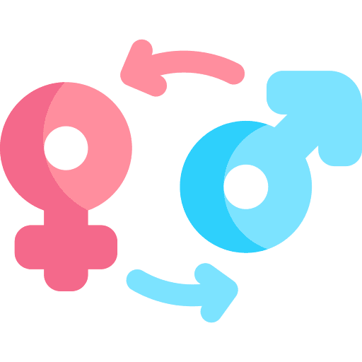 Sex reassignment sex reassignment sex change shapes and symbols icon