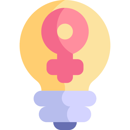 Feminism female feminism sign icon