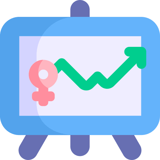 Feminism sign activism chat icon