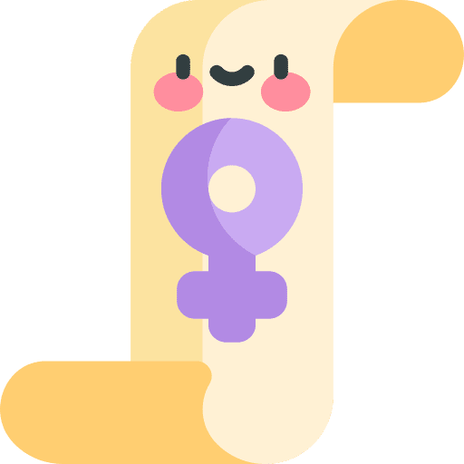 Regulation files and folders femenine regulation icon