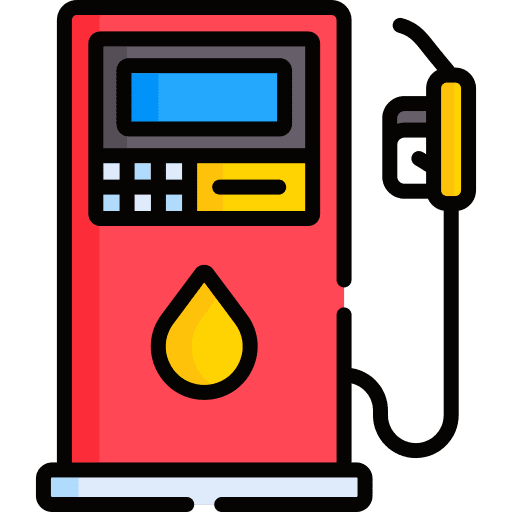 Gas station petrol station petrol electronics icon