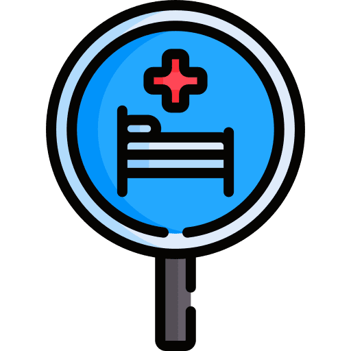 Hospital medic sign medical care icon