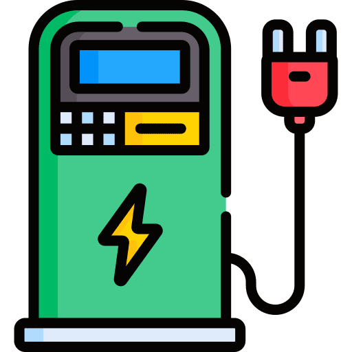Charging power electricity transportation icon