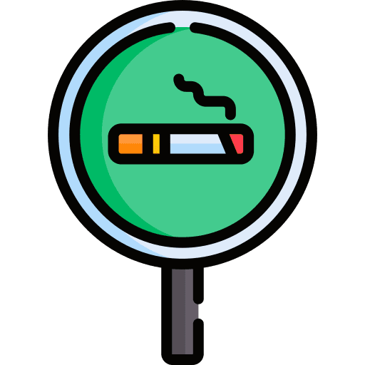 Smoking area sign smokers cigar icon