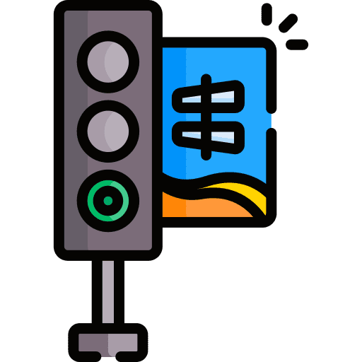 Traffic lights traffic lights tools and utensils road icon