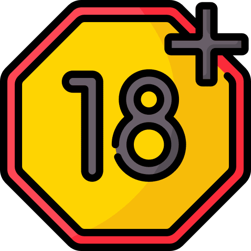 Adult adult signaling alert icon