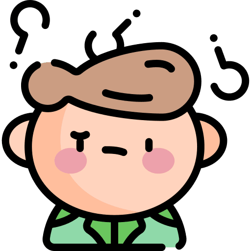 Confused people dont know person icon