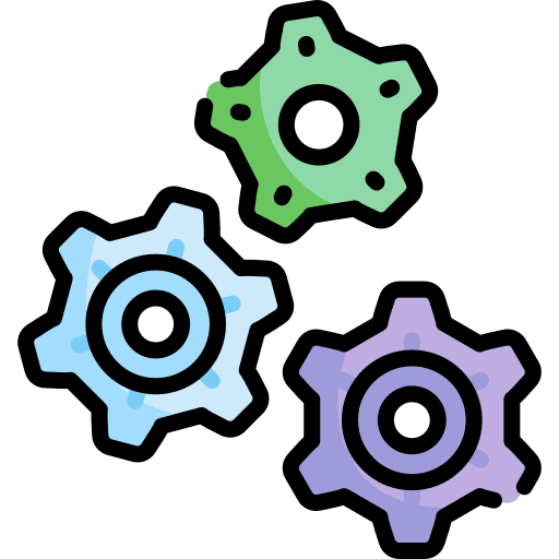 Settings construction and tools tool settings icon