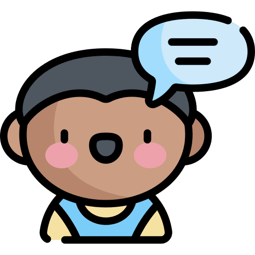 Speaking people speaking communications icon