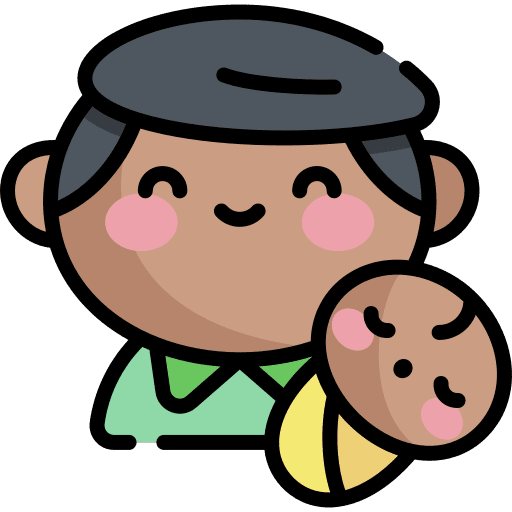 Father family babysitter child icon
