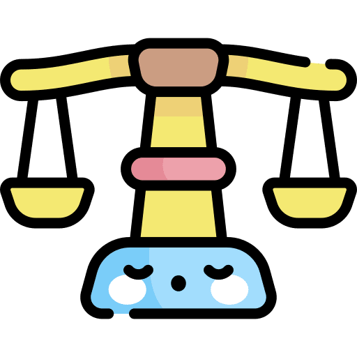 Justice judge scale truth icon