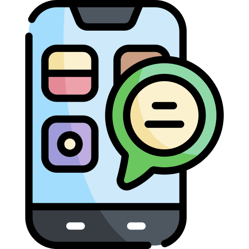 Smartphone mobile phone app electronics icon