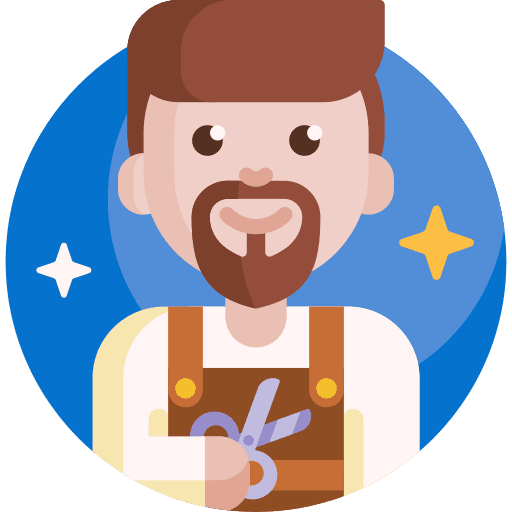 Barber profession job barber icon
