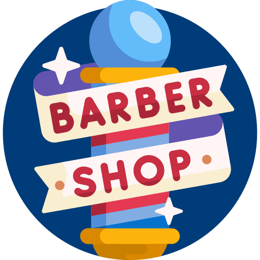 Barber shop hair barber shop business icon