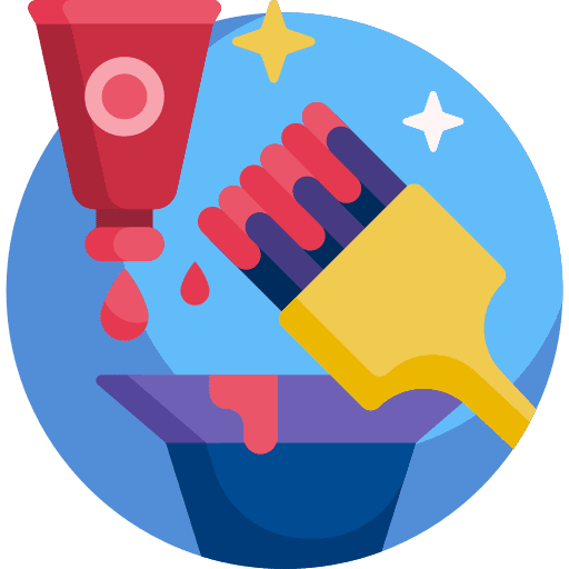 Hair dye feminine beauty face icon