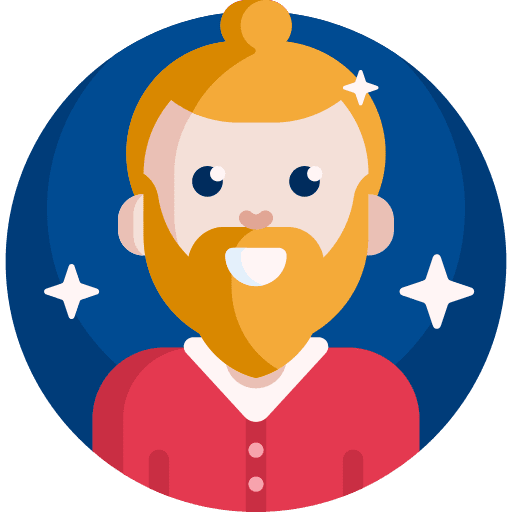 Men beauty hairstyle facial hair icon