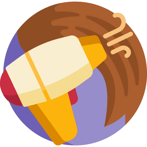 Hair hair commerce and shopping hairdresser icon