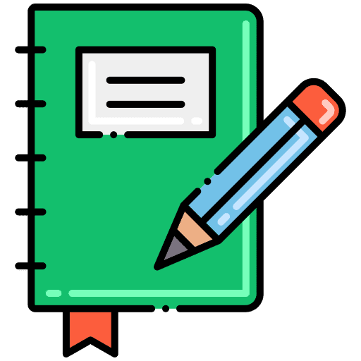 Case study literature dictionary pencil icon