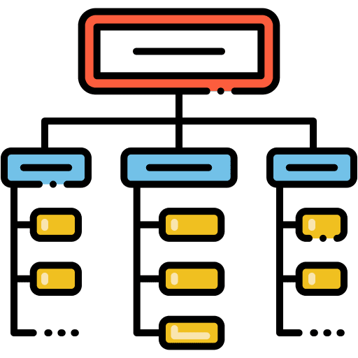 Hierarchy hierarchy organization business and finance icon
