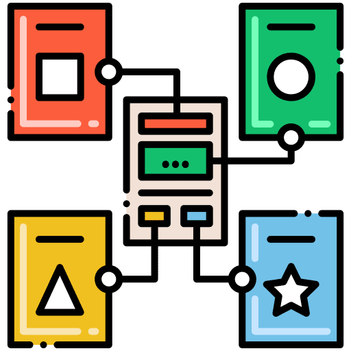 Prototype document prototyping marketing icon