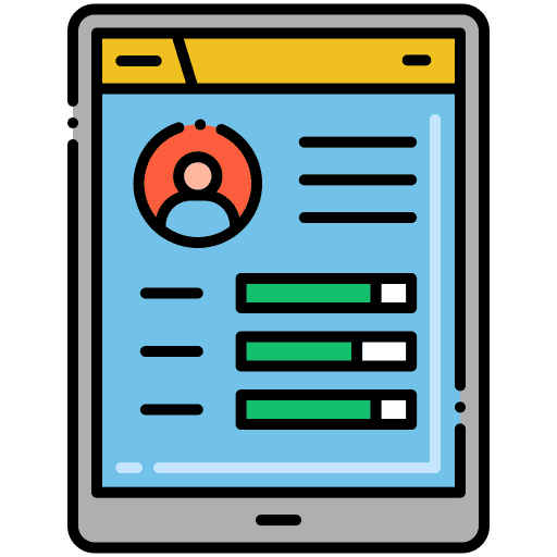 User profiles profile login social media icon